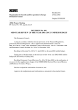 Permanent Council Decision No. 491