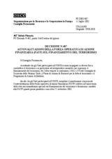 Permanent Council Decision No. 487 (it)