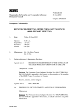 Journal of the 400th Reinforced Plenary Meeting of the Permanent Council