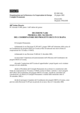 Permanent Council Decision No. 484 (it)