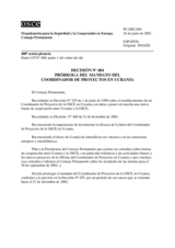 Permanent Council Decision No. 484 (es)