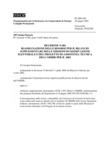 Permanent Council Decision No. 481 (it)