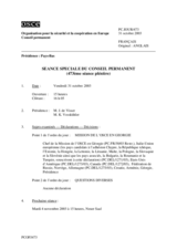 Journal of the 473rd Special Plenary Meeting of the Permanent Council (fr)