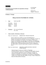 Journal of the 396th Plenary Meeting of the Permanent Council (fr)