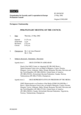 Journal of the 395th Plenary Meeting of the Permanent Council