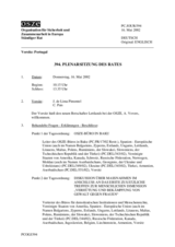 Journal of the 394th Plenary Meeting of the Permanent Council (de)