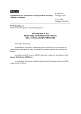 Permanent Council Decision No. 475 (it)