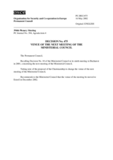 Permanent Council Decision No. 475
