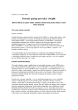 Interview with the Head of the OSCE Mission to Croatia, Politika (hr)