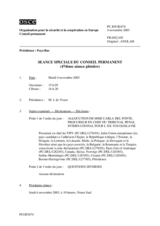 Journal of the 474th Special Plenary Meeting of the Permanent Council (fr)