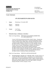 Journal of the 475th Plenary Meeting of the Permanent Council (de)