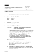 Journal of the 393rd Plenary Meeting of the Permanent Council