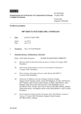 Journal of the 390th Plenary Meeting of the Permanent Council (it)