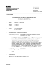 Journal of the 389th Special Plenary Meeting of the Permanent Council (de)