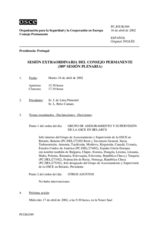 Journal of the 389th Special Plenary Meeting of the Permanent Council (es)