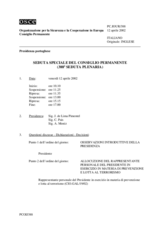 Journal of the 388th Special Plenary Meeting of the Permanent Council (it)