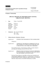 Journal of the 388th Special Plenary Meeting of the Permanent Council