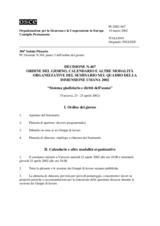 Permanent Council Decision No. 467 (it)