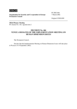 Permanent Council Decision No. 466