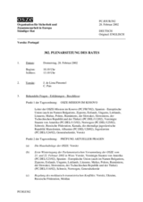 Journal of the 382nd Plenary Meeting of the Permanent Council (de)