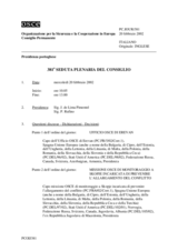 Journal of the 381st Plenary Meeting of the Permanent Council (it)