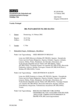 Journal of the 380th Plenary Meeting of the Permanent Council (de)