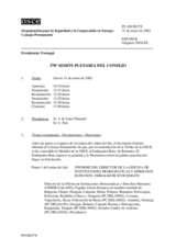 Journal of the 378th Plenary Meeting of the Permanent Council (es)