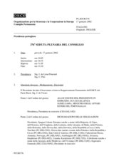 Journal of the 376th Plenary Meeting of the Permanent Council (it)