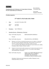 Journal of the 377th Plenary Meeting of the Forum for Security Co-operation (it)