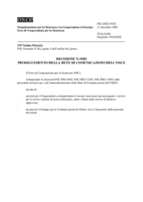 Forum for Security Co-operation Decision No. 19/02 (it)