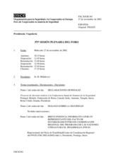 Journal of the 375th Plenary Meeting of the Forum for Security Co-operation (es)