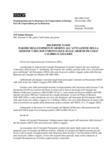 Forum for Security Co-operation Decision No. 15/02 (it)