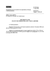 Permanent Council Decision No. 664 (fr)