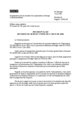 Permanent Council Decision No. 665 (fr)