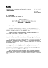 Permanent Council Decision No. 665 (es)