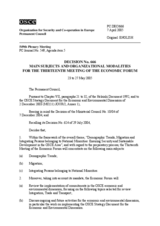 Permanent Council Decision No. 666