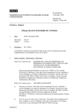 Journal of the 535th Plenary Meeting of the Permanent Council (fr)