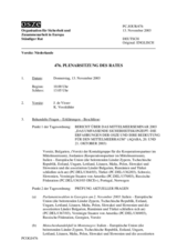 Journal of the 476th Plenary Meeting of the Permanent Council (de)