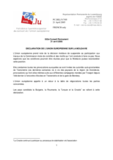 Statement by the Delegation of EU/Luxembourg on Moldova