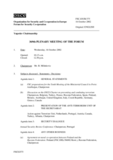 Journal of the 369th Plenary Meeting of the Forum for Security Co-operation