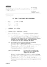 Journal of the 553rd Plenary Meeting of the Permanent Council (it)