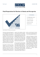 OSCE Newsletters August 1998