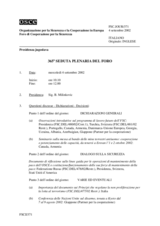 Journal of the 365th Plenary Meeting of the Forum for Security Co-operation (it)