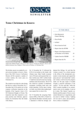 OSCE Newsletter December 1998
