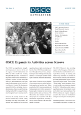 OSCE Newsletter August 1999