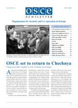 OSCE Newsletter May 2000