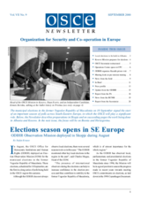 OSCE Newsletter September 2000