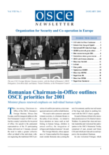 OSCE Newsletter January 2001