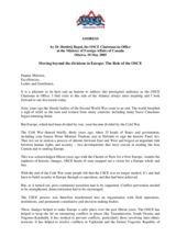 Speech by OSCE Chairman-in-Office Dimitrij Rupel at the Ministry of Foreign Affairs of Canada