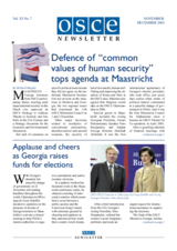OSCE Newsletter November/December 2003